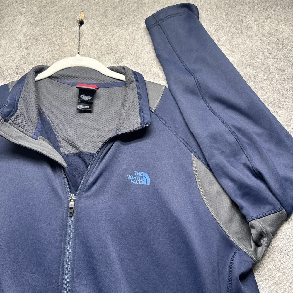 The North Face‎ Men's FlashDry Navy Full Zip Performance Jacket XXL Activewear